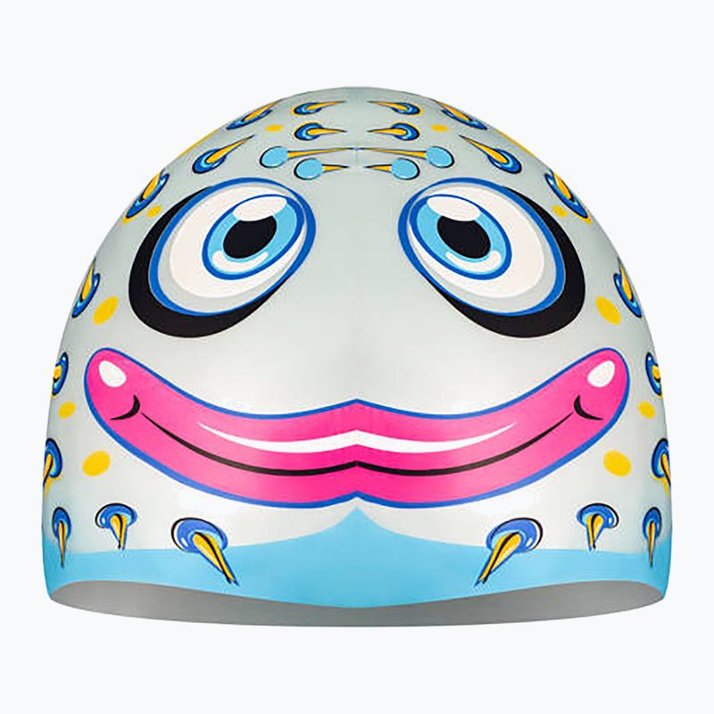 Czepek pływacki dziecięcy AQUA-SPEED Zoo Fish niebieski/różowy/żółty 3