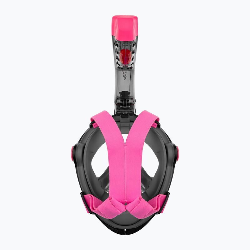 Maska pełnotwarzowa do snorkelingu AQUA-SPEED Spectra 2.0 czarna/różowa 3