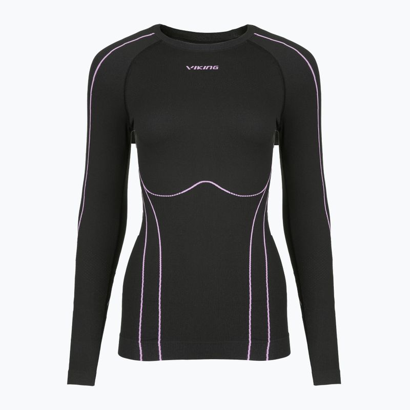 Bluza termoaktywna damska Viking Etna 2.0 black/purple 5