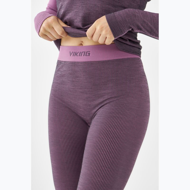 Komplet bielizny termoaktywnej damskiej Viking Mounti purple 9