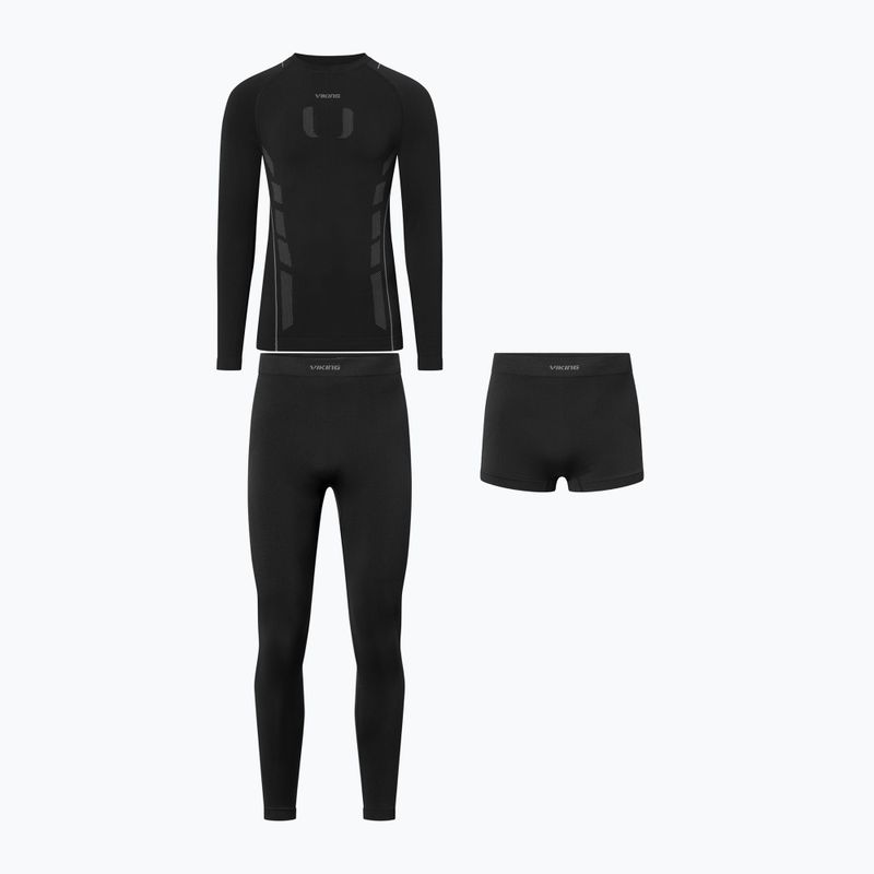Komplet bielizny termoaktywnej męskiej Viking Eiger 2.0 black/grey