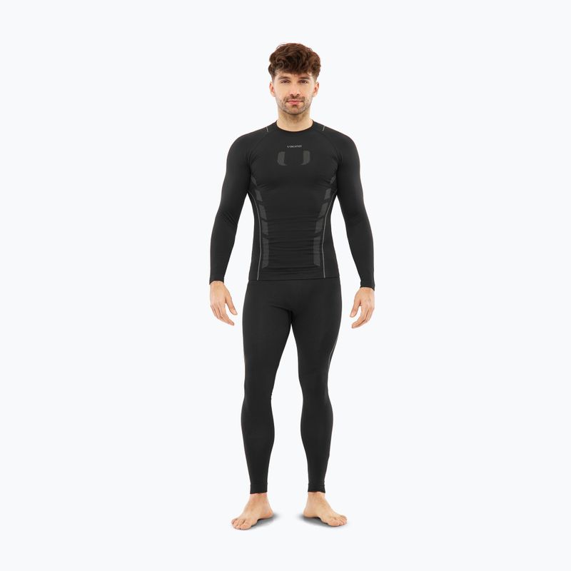 Bluza termoaktywna męska Viking Eiger 2.0 black/grey 2