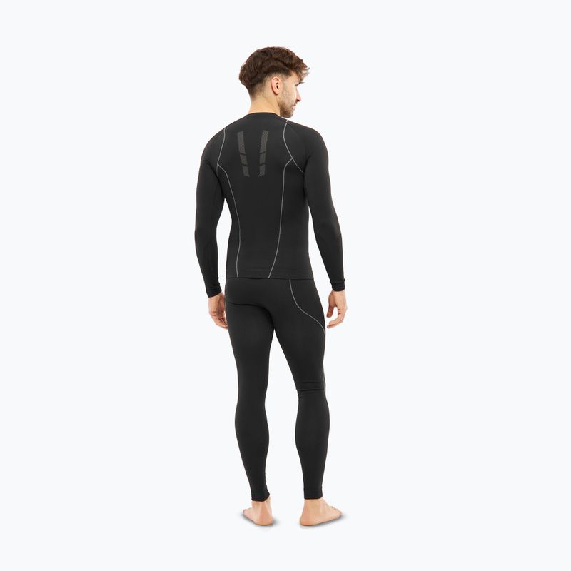 Bluza termoaktywna męska Viking Eiger 2.0 black/grey 3