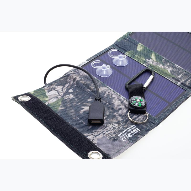 Panel solarny PowerNeed ES-6 9W czarny 2