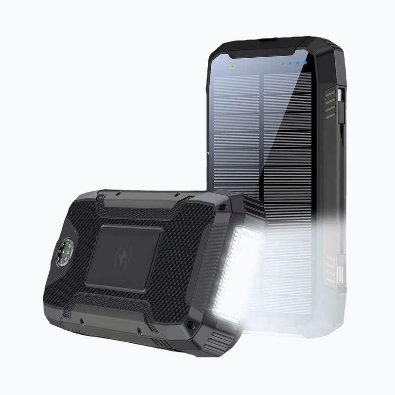 Powerbank solarny PowerNeed S20000Q 1.5W czarny 6