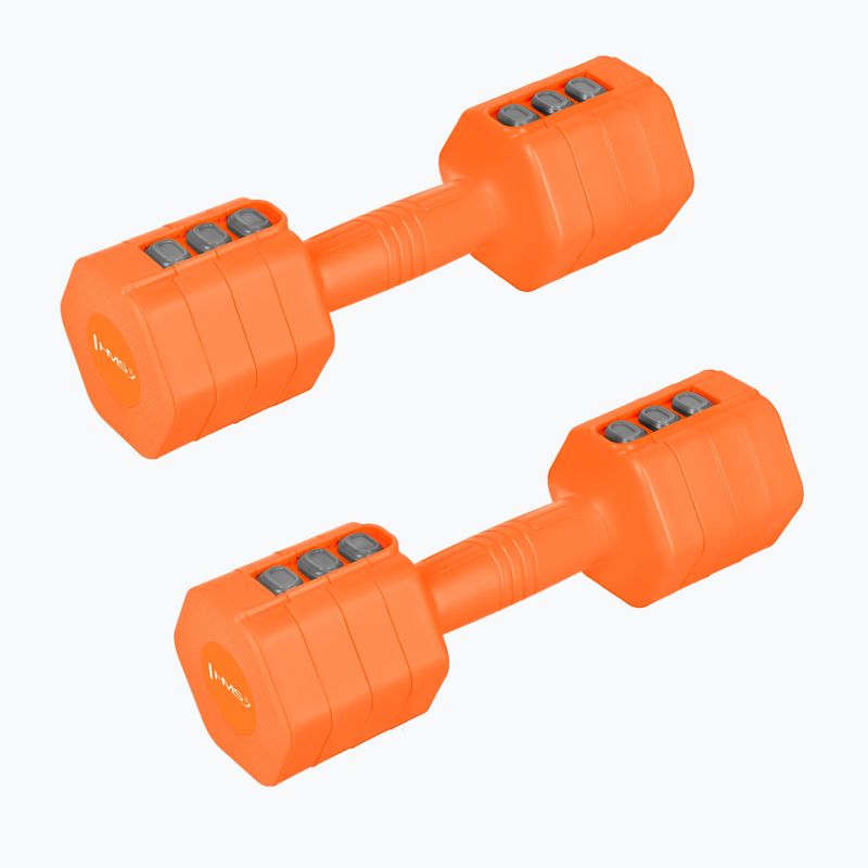Hantle regulowane HMS HL03 2 x 2,5 kg orange