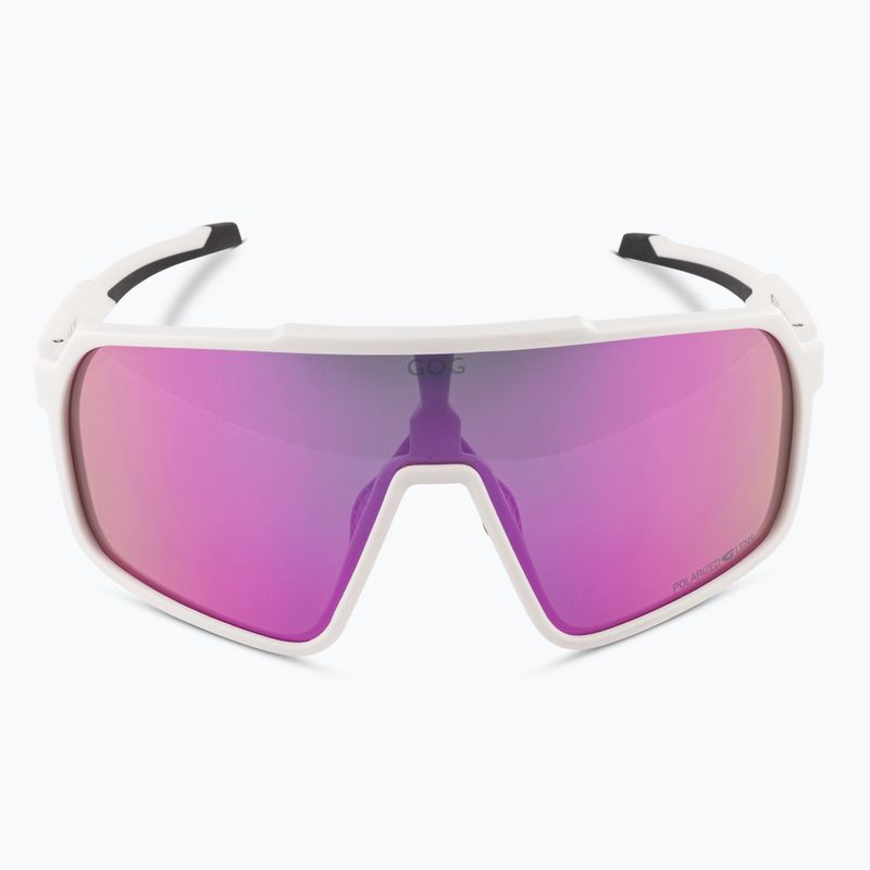 Okulary przeciwsłoneczne GOG Okeanos matt white/black polychromatic purple-green 3