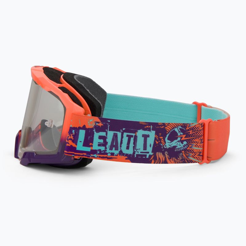 Gogle rowerowe Leatt Velocity 4.5 orange/clear 4