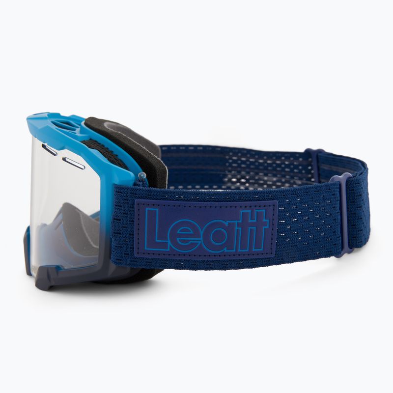 Gogle rowerowe Leatt Velocity 4.0 MTB cyan/clear 4