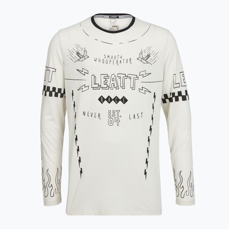 Longsleeve rowerowy męski Leatt MTB Gravity 3.0 cream white