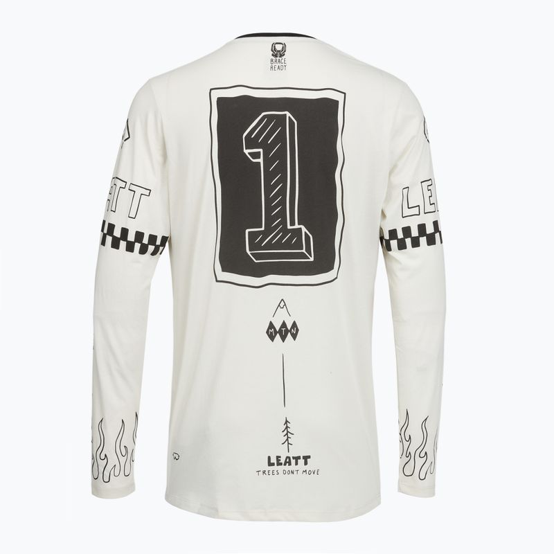Longsleeve rowerowy męski Leatt MTB Gravity 3.0 cream white 2