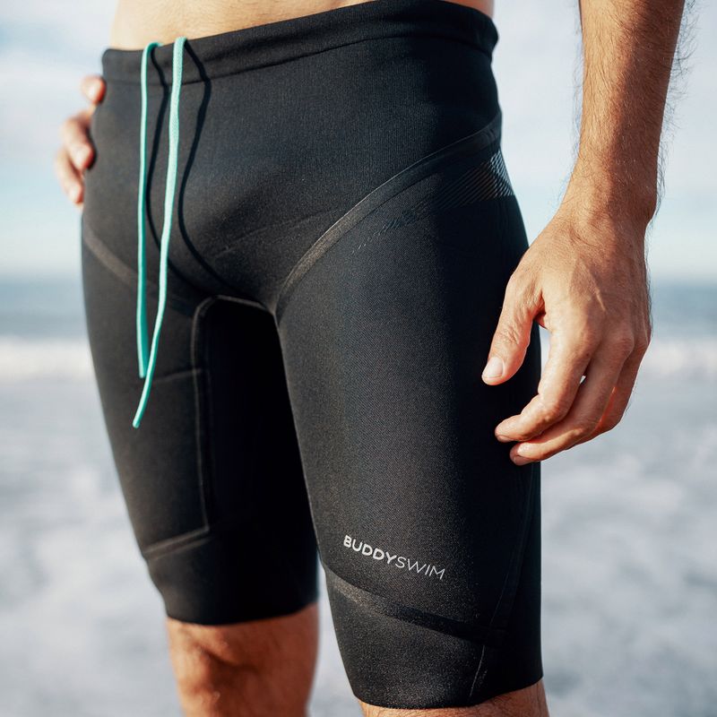 Spodenki neoprenowe BuddySwim Floating Trilaminate Warmth 5/3 mm black 5