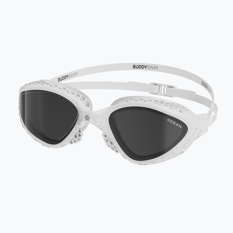 Okulary do pływania BuddySwim Ozean white/smoke