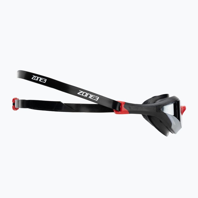 Okulary do pływania ZONE3 Volare Streamline Racing black/red/silver polarized mirror revo 3