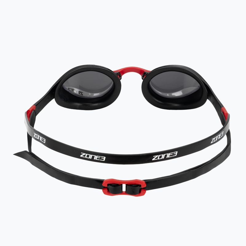 Okulary do pływania ZONE3 Volare Streamline Racing black/red/silver polarized mirror revo 4