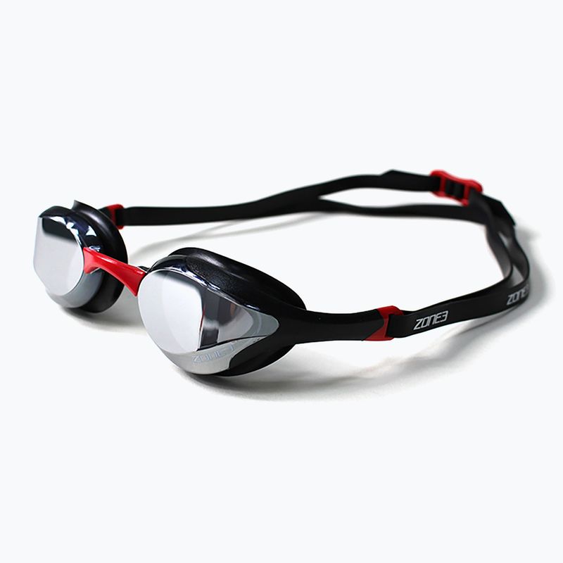 Okulary do pływania ZONE3 Volare Streamline Racing black/red/silver polarized mirror revo 5