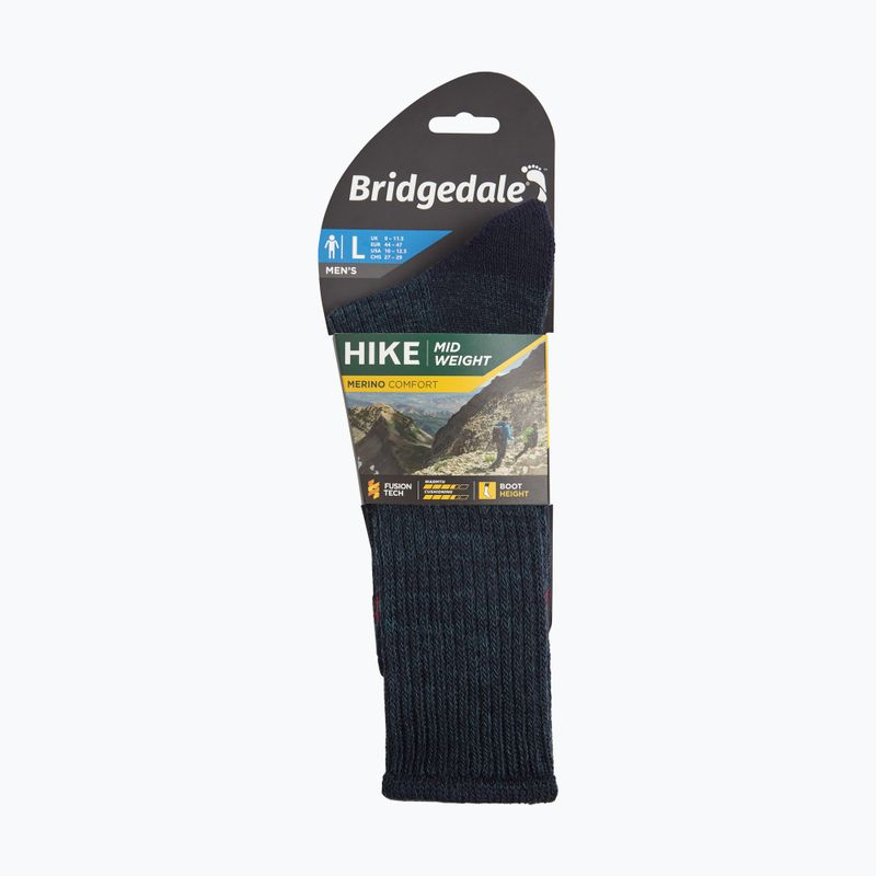 Skarpety męskie Bridgedale Midweight Merino Comfort Boot Original navy 4
