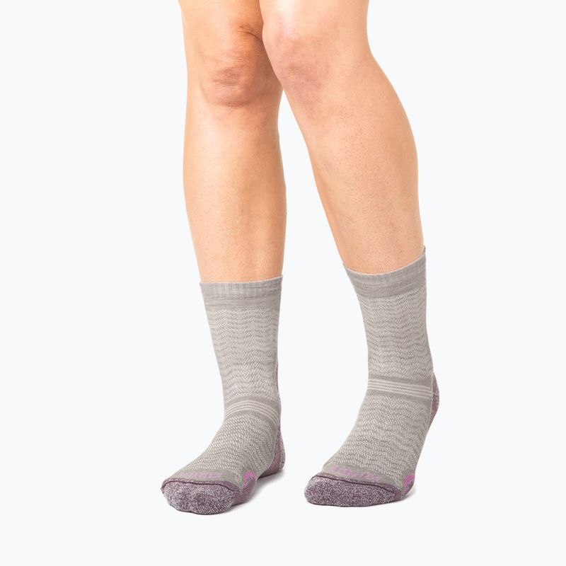 Skarpety trekkingowe damskie Bridgedale Hike Ultralight Performance Crew aubergine 4