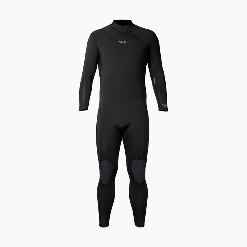 Pianka do pływania męska Xcel Comp 4/3 mm Back Zip Full black