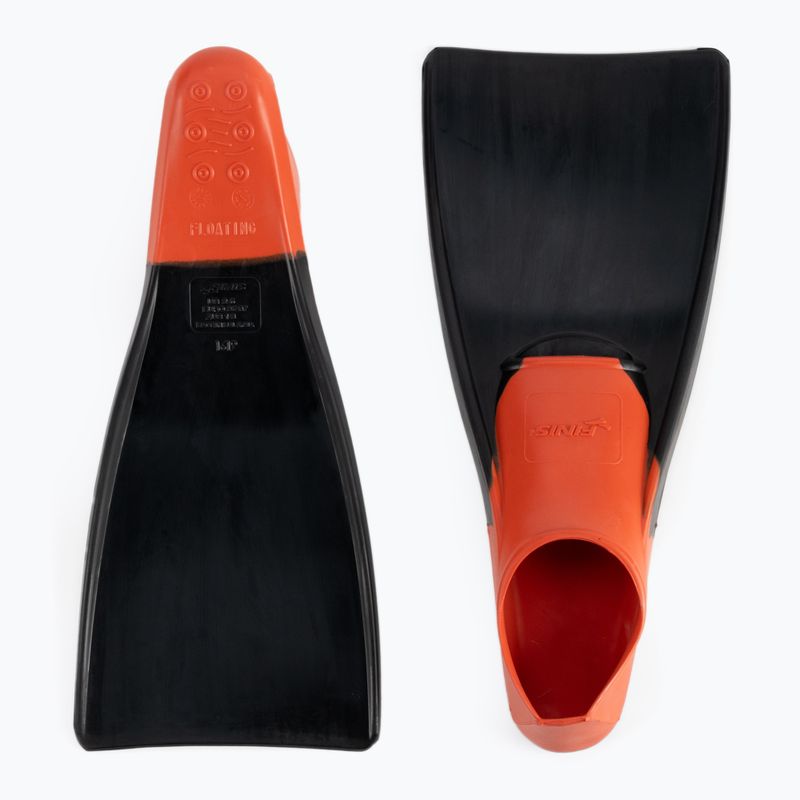 Płetwy do pływania FINIS Long Floating Fins red/black 2