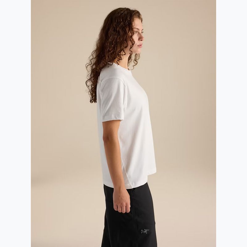 Koszulka damska Arcteryx Kragg Cotton Little Bird Crew white light/white 4