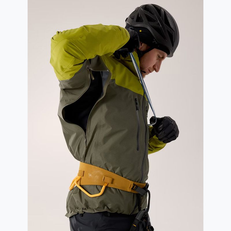 Kurtka przeciwdeszczowa męska Arcteryx Alpha olive moss/tatsu 11