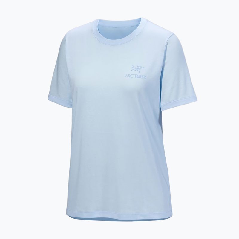 Koszulka damska Arcteryx Kragg Sl Cotton Emblem Crew mallow alpine blue 6