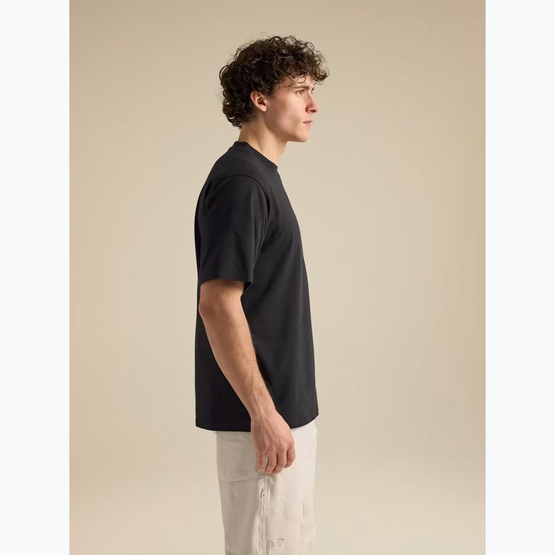 Koszulka męska Arcteryx Kragg Cotton Emblem Crew SS black 4