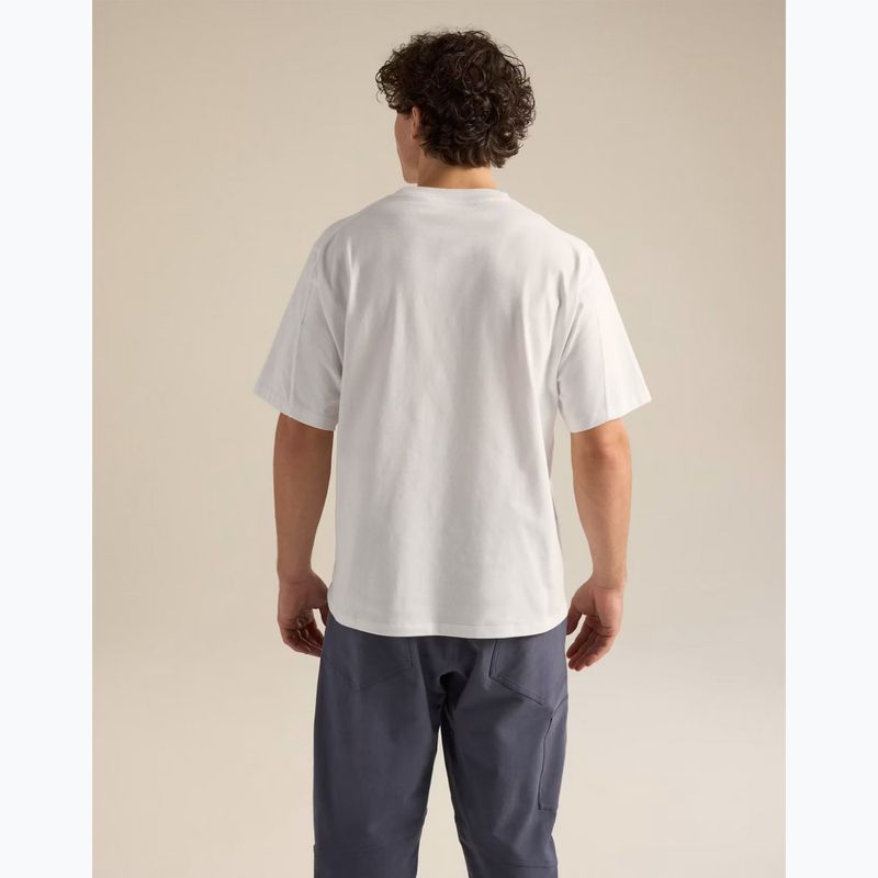 Koszulka męska Arcteryx Kragg Cotton Emblem Crew SS white light 3