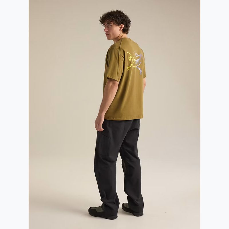 Koszulka męska Arcteryx Kragg Cotton Logo SS bracken 4