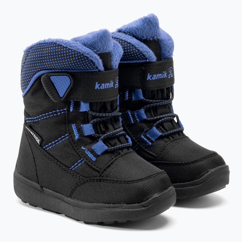 Śniegowce dziecięce Kamik Stance2 black/blue 4
