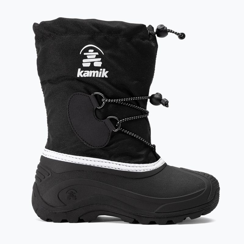 Śniegowce chłopięce Kamik Southpole4 black/white 2