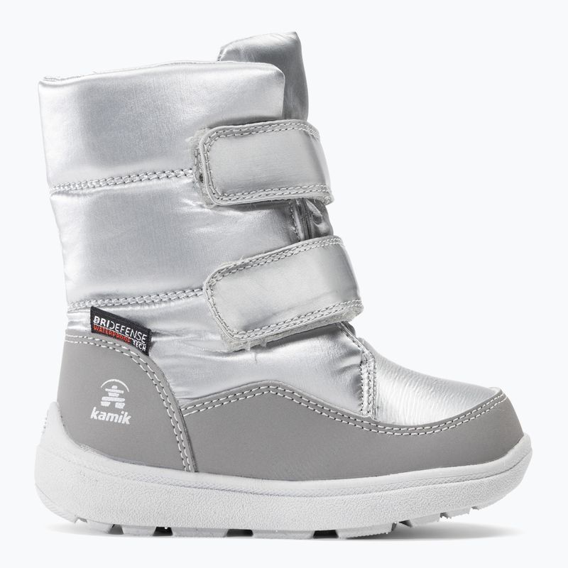 Śniegowce dziecięce Kamik Snowcutie silver 2