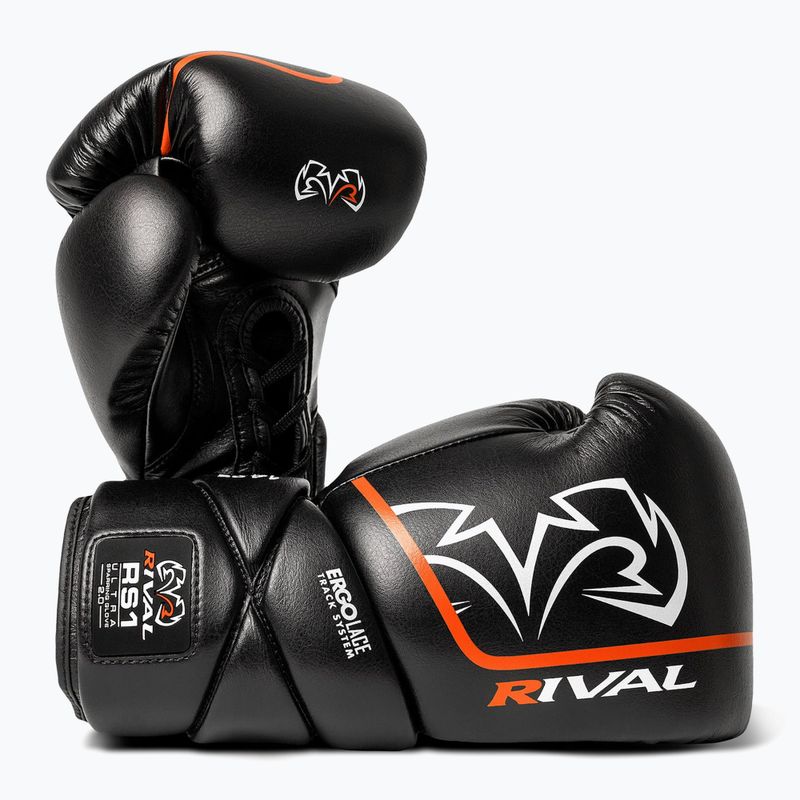 Rękawice bokserskie Rival RS1 Ultra Sparring 2.0 black 8