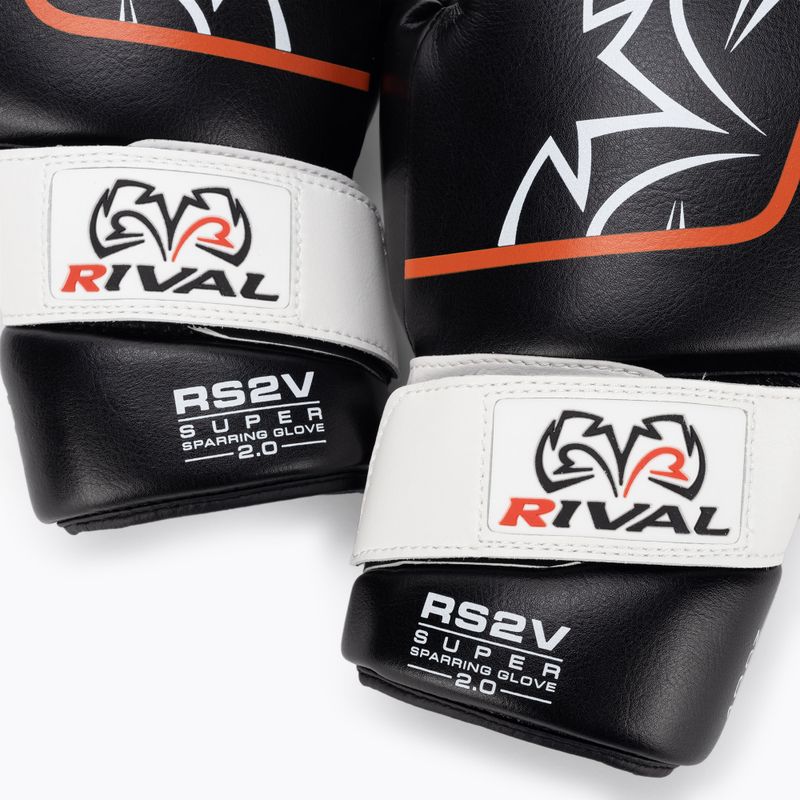 Rękawice bokserskie Rival Super Sparring 2.0 black 5
