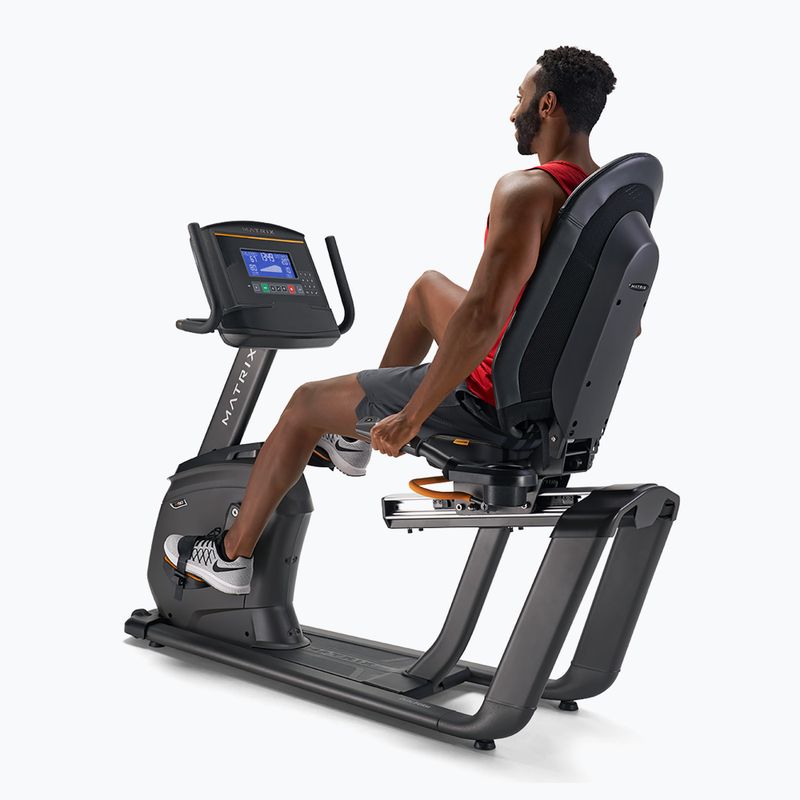 Rower stacjonarny Matrix Fitness Recumbent Bike R50XR-02 graphite grey 4