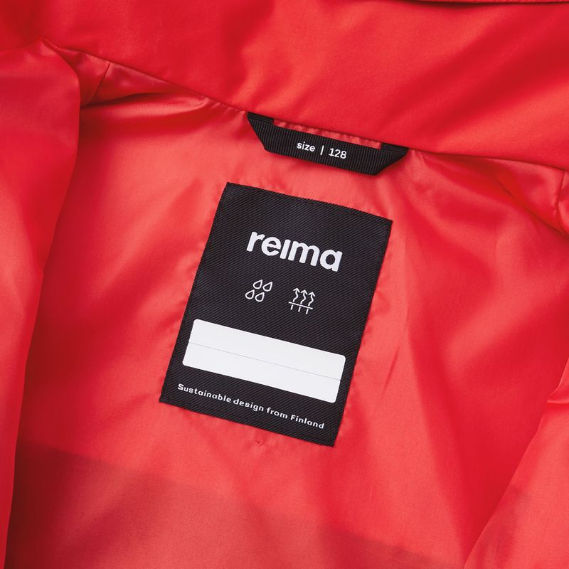 Kurtka przeciwdeszczowa dziecięca Reima Hailuoto tomato red 7