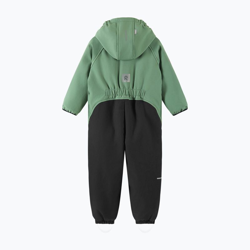 Kombinezon softshell dziecięcy Reima Mjosa green clay 2