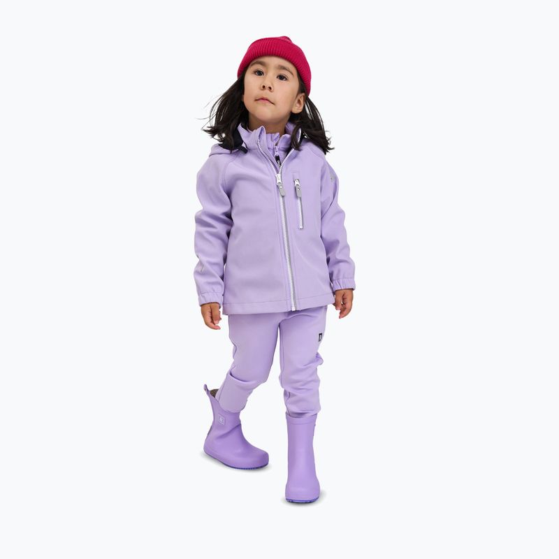 Kurtka softshell dziecięca Reima Vantti blooming lilac 10