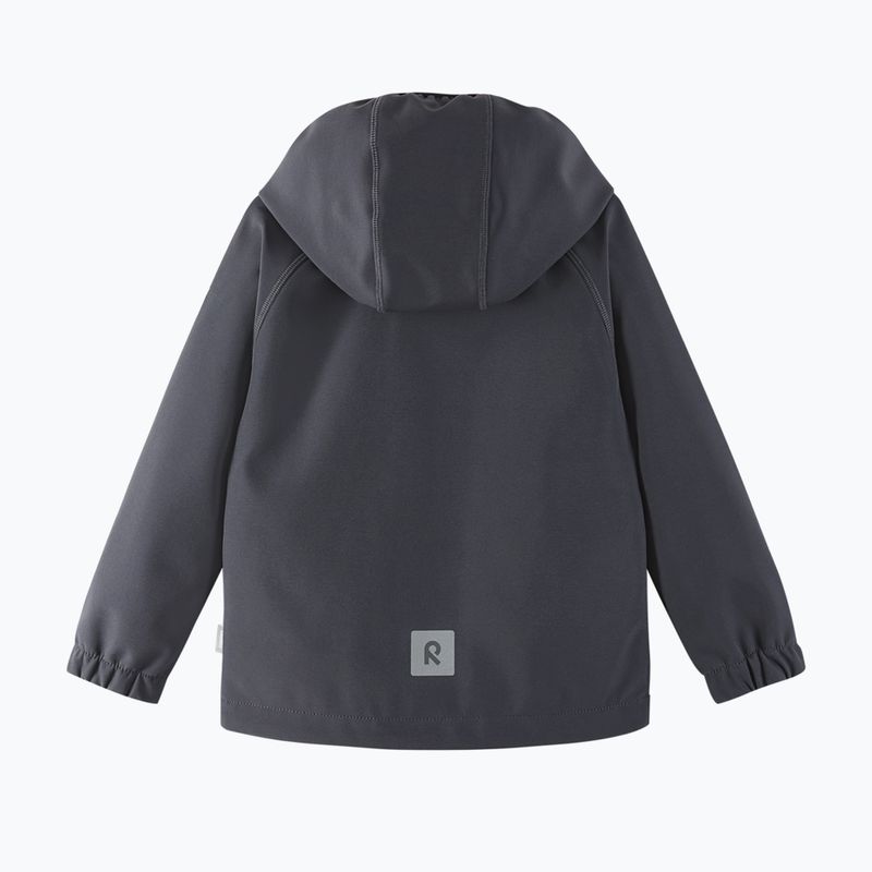 Kurtka softshell dziecięca Reima Vantti soft black 2