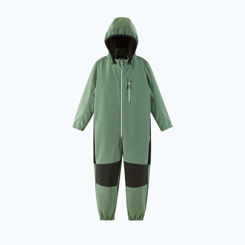 Kombinezon softshell dziecięcy Reima Nurmes deeper green clay