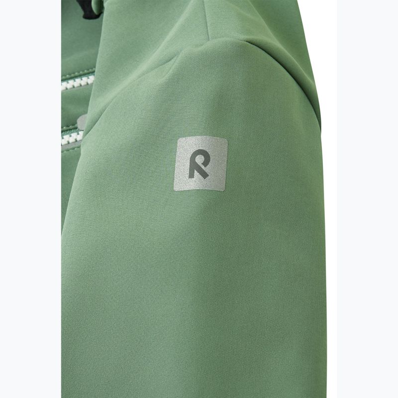 Kombinezon softshell dziecięcy Reima Nurmes deeper green clay 6