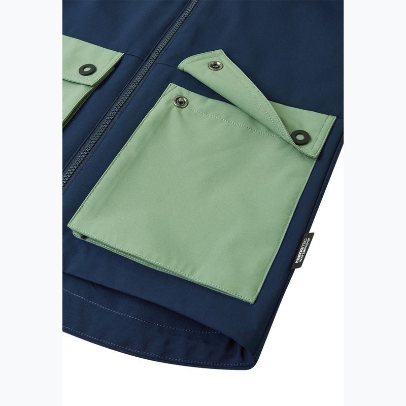 Kurtka softshell dziecięca Reima Sysma navy 7