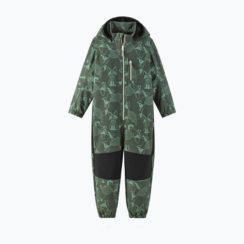 Kombinezon softshell dziecięcy Reima Nurmes deeper thyme green 2