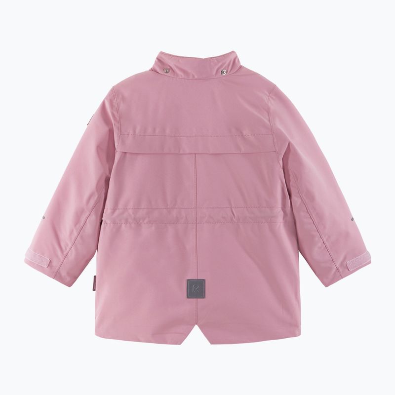 Kurtka zimowa dziecięca Reima Mutka grey pink 2