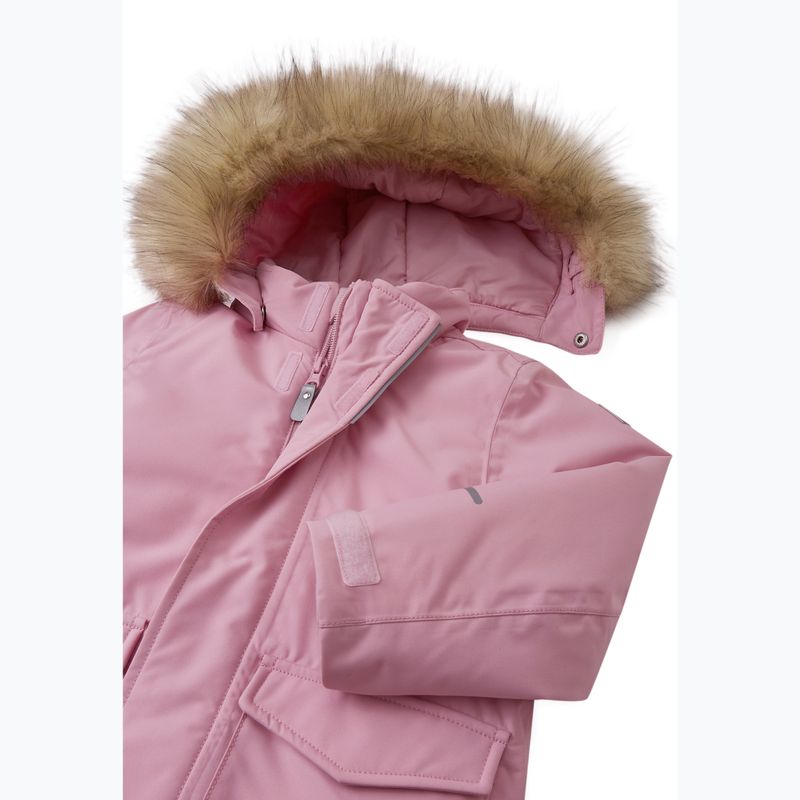 Kurtka zimowa dziecięca Reima Mutka grey pink 5