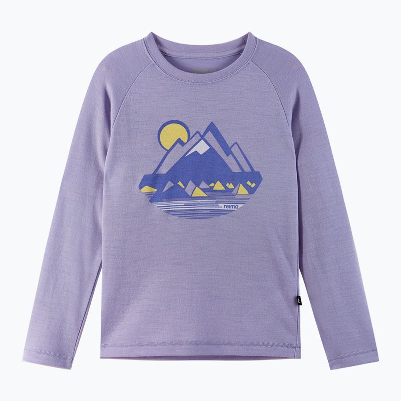 Longsleeve dziecięcy Reima Viisas blooming lilac