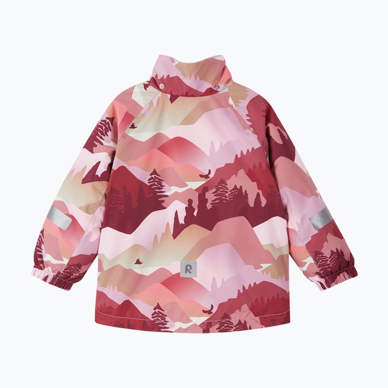 Kurtka dziecięca Reima Muonio grey pink 3