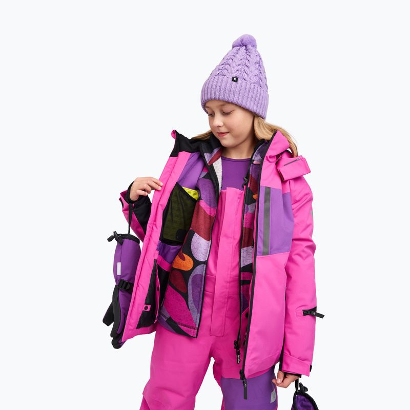 Kurtka narciarska dziecięca Reima Jatuni Fucshia 12
