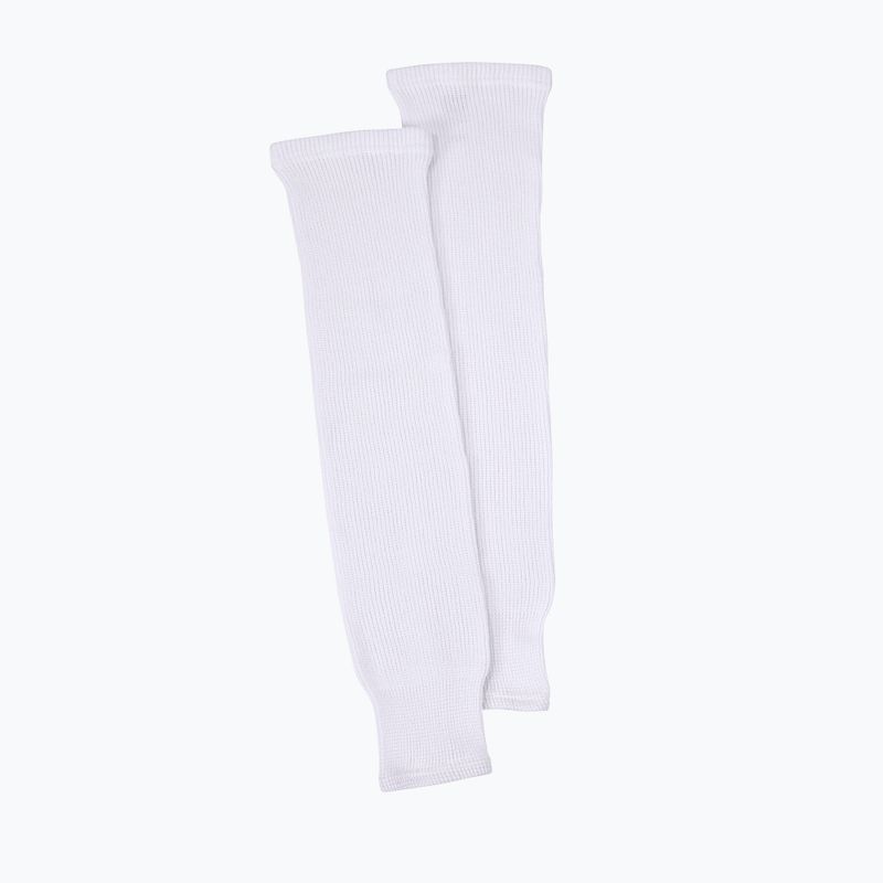 Getry hokejowe CCM S100P INT Knitted Sock white